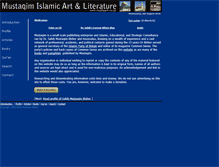 Tablet Screenshot of mustaqim.co.uk